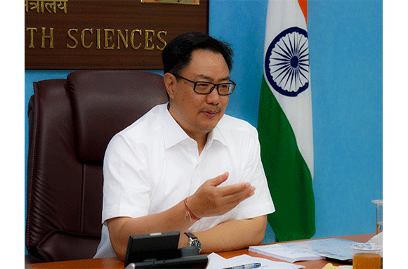 Hon'ble Minister Kiren Rijiju interaction with MoES scientists