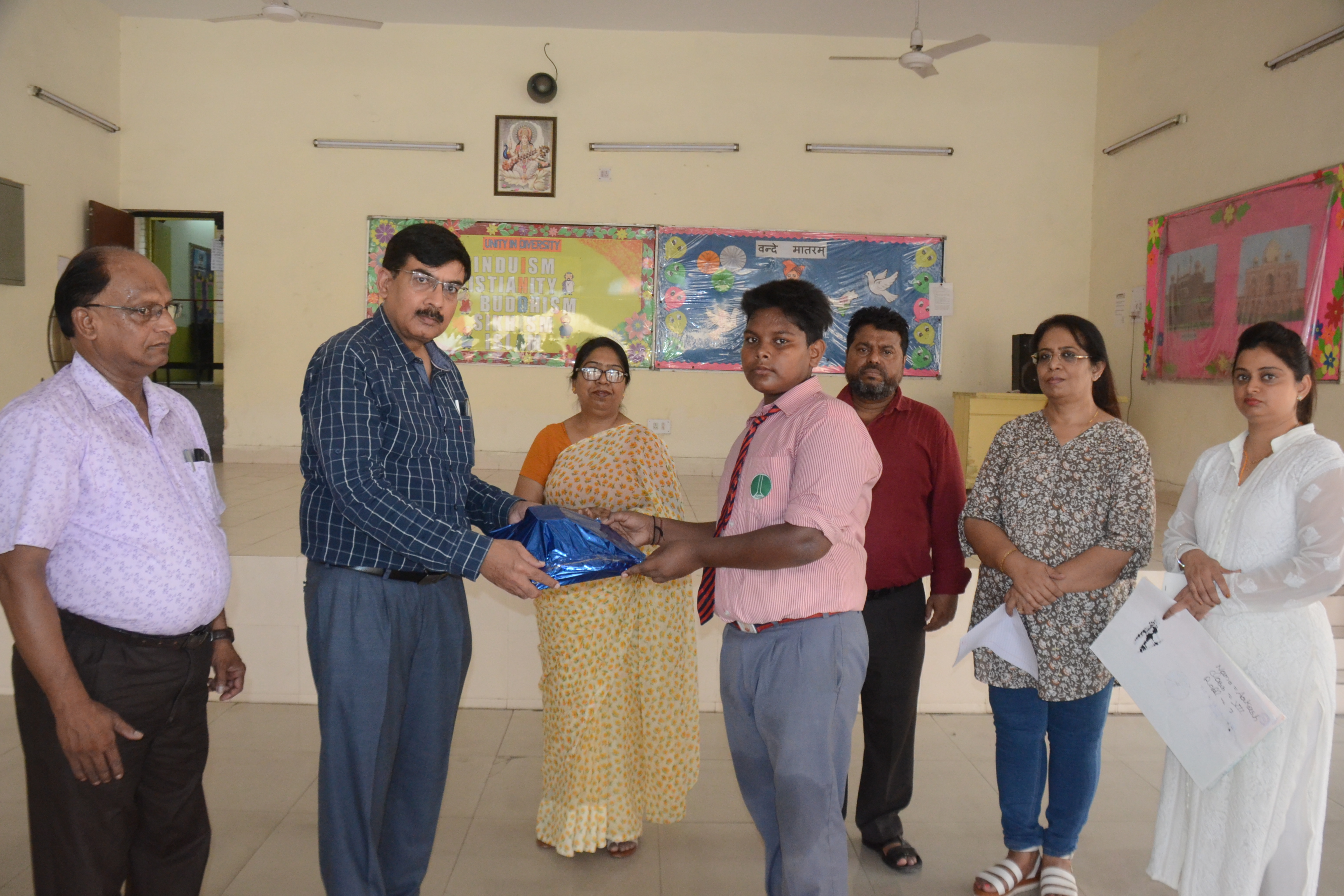 Prize distribution of Drawing Competition