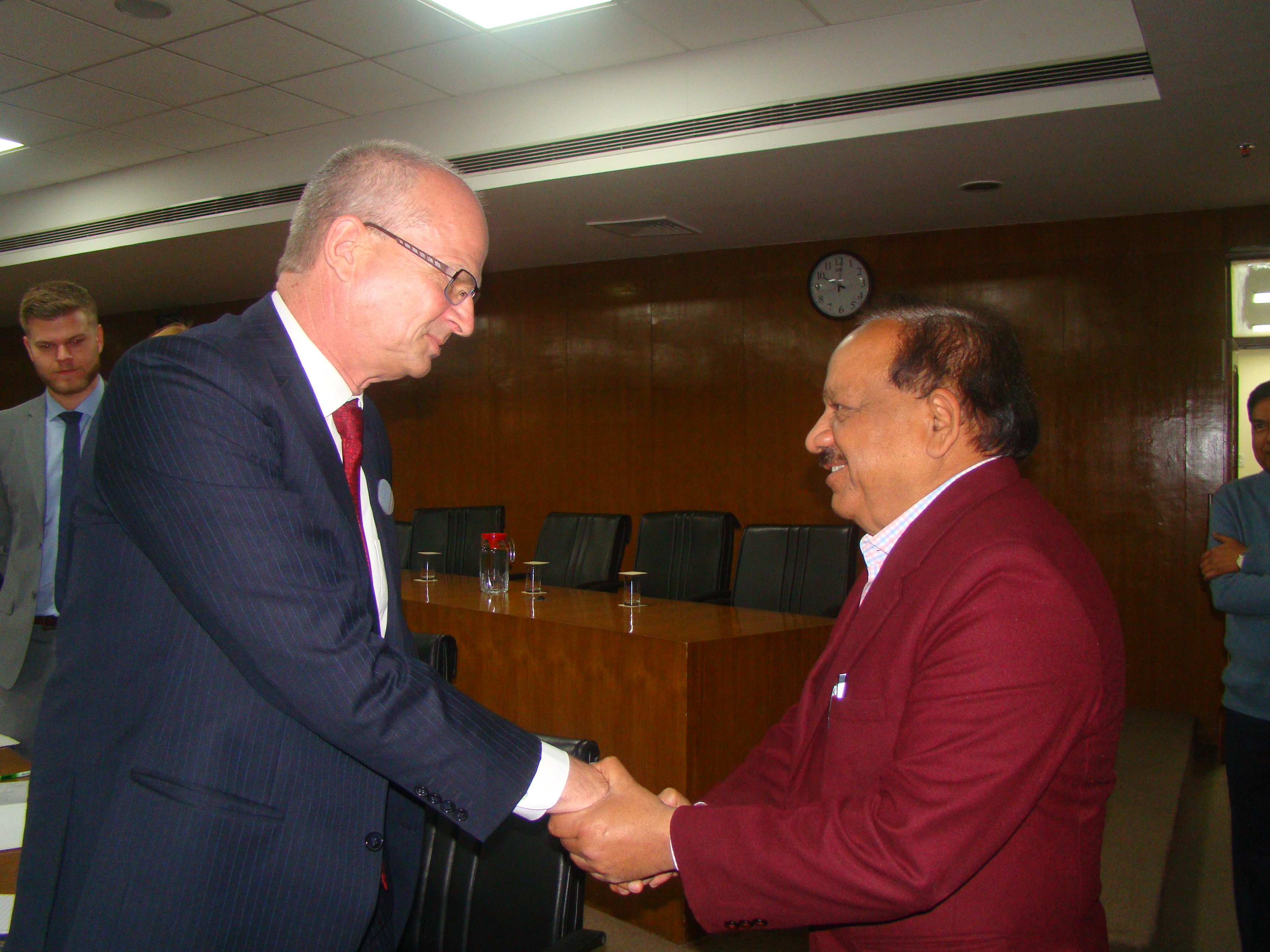 Union Minister welcoming to Ambassador of Norway