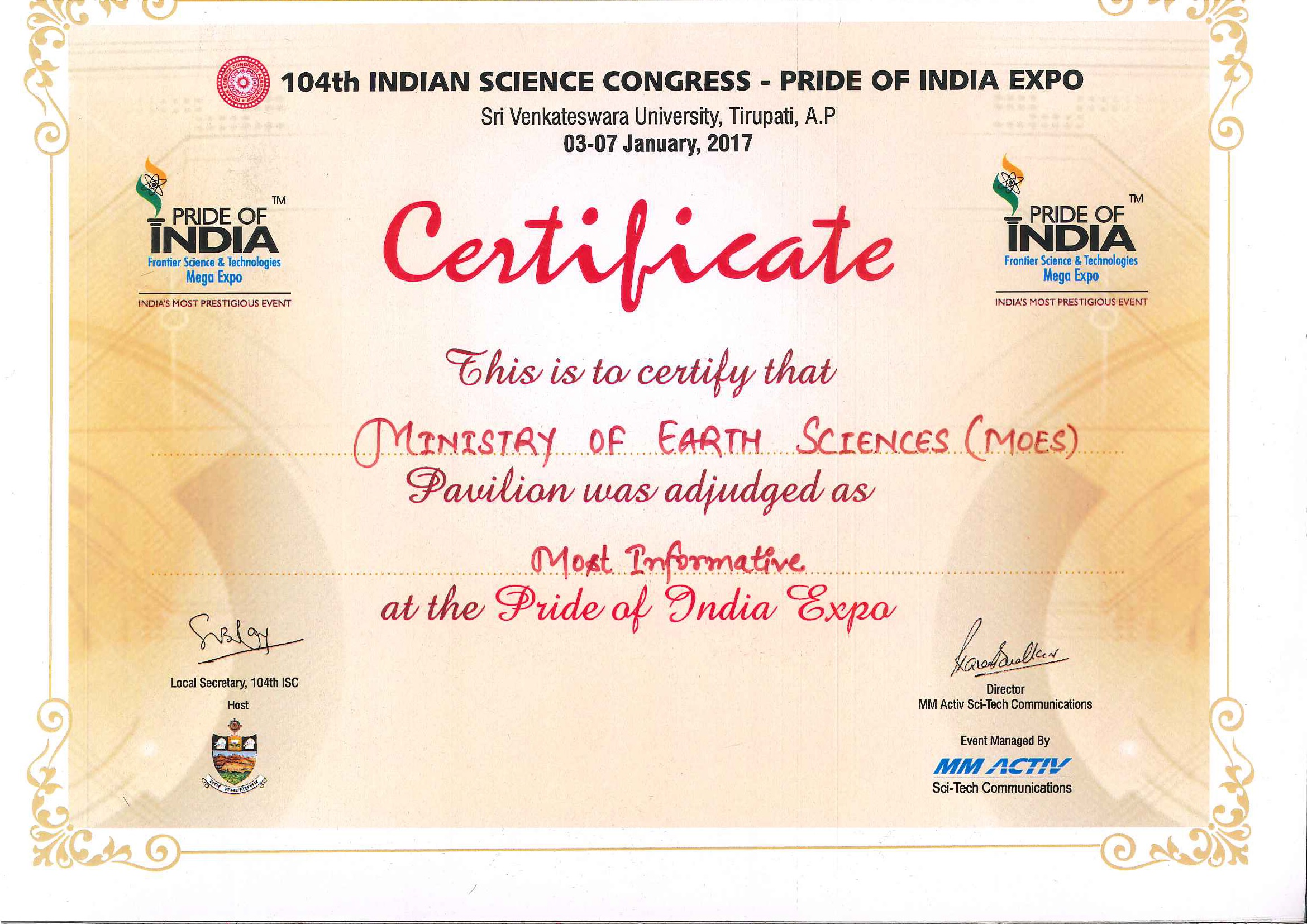104th Indian Science Congress